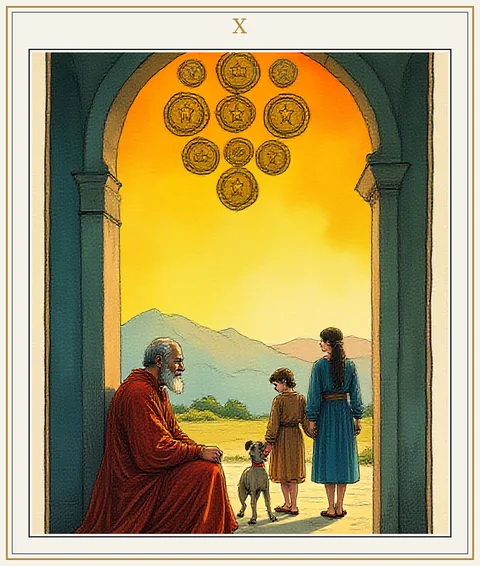 Carta Dez de Ouros