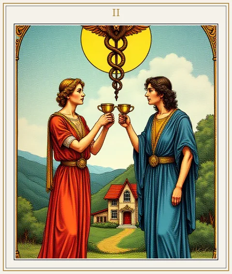 Carta Dois de Copas