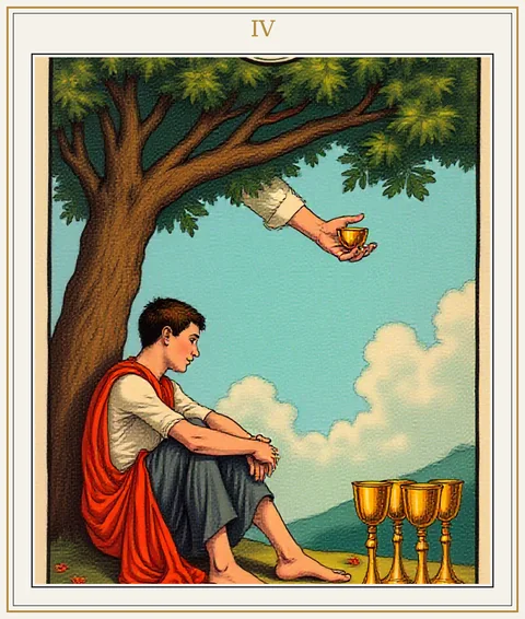 Carta Quatro de Copas