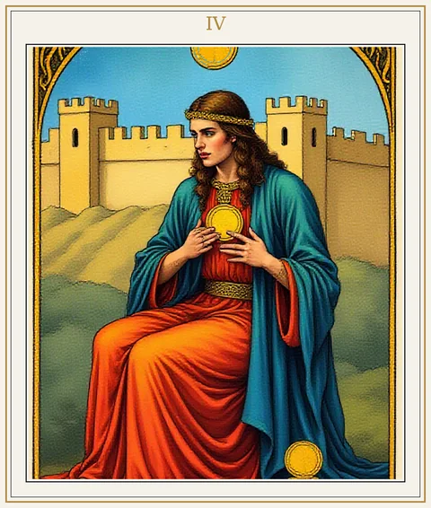 Carta Quatro de Ouros