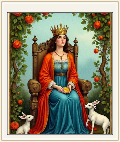 Carta Rainha de Ouros