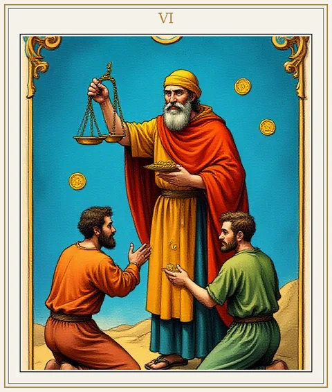 Carta Seis de Ouros