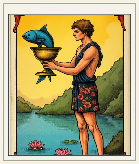 Carta Valete de Copas